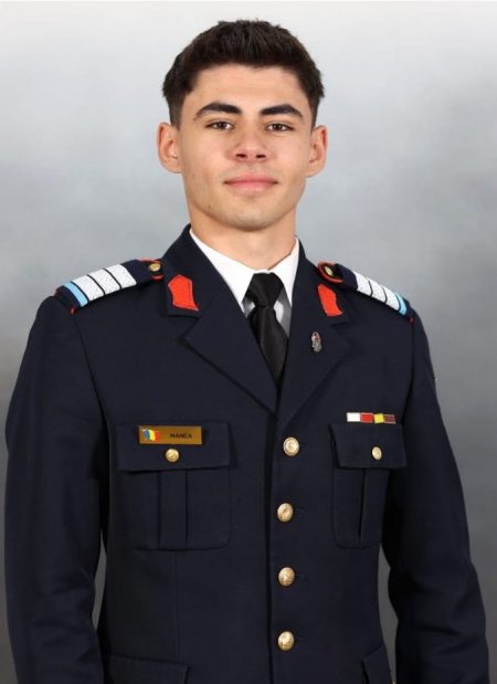 Răzvan Manea, șeful promoției 2025, la Colegiul Național Militar „Dimitrie Cantemir”