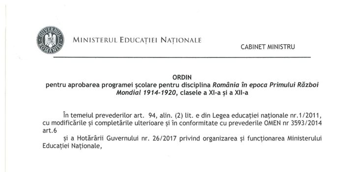Read more about the article O nouă programă şcolară pentru disciplina opţională