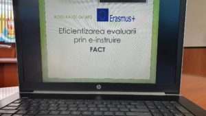 Read more about the article Un nou proiect ERASMUS + „Eficientizarea evaluării prin e-instruire”