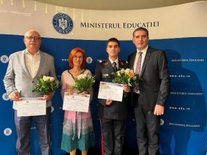 Read more about the article Ștefan Dediu, singurul elev militar premiat internațional la AcadNet 2022