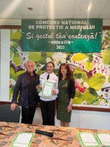 Read more about the article Premiul I la Concursul național de protecția mediului „Și gestul tău, contează!”, secţiunea Proiecte de mediu